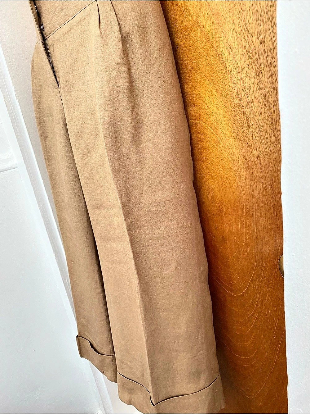 David N Tailored Trousers in Brown Size 6